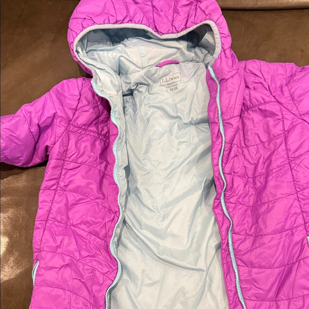 L.L. Bean Vibrant Purple Quilted Jacket